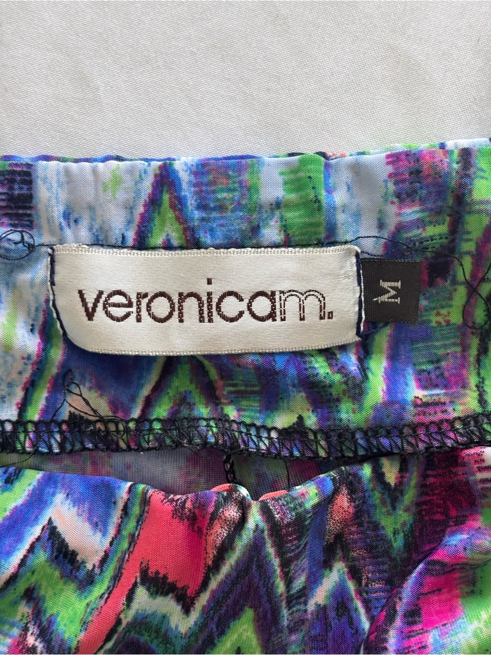 Veronica M Chevron Palazzo Pants Wide Leg Resort Vacation Boho Beach Cover Up - Picture 3 of 8